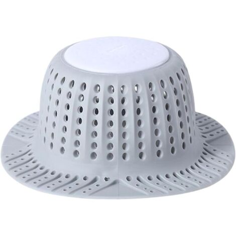 Bardusch Attrape-cheveux, bonde de douche, évier de sol, tamis d'évier de sol, bouchon de vidange en silicone, accessoire de douche anti-clogging pour la maison, l'appartement, le dortoir, l'hôtel