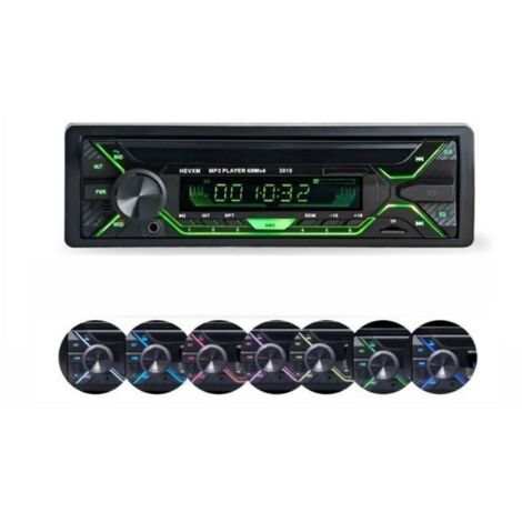 Bardusch - Autoradio Bluetooth 5.0 - Radio Voiture Récepteur avec Lecteur MP3 - Main Libre Radio Stéréo avec USB