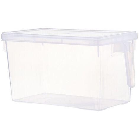Bardusch-Bac à Légumes Transparent Empilable, Conteneurs de Stockage en Plastique, Réfrigérateur et Organisateur de Cuisine, Croustillant Transparent Empilable, Ensemble de 4 boîtes de Rangement