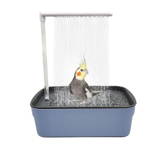 Bardusch-Baignoire Automatique pour Oiseaux, à Circulation D'Eau Perroquets, Accessoires Bain D'Oiseaux Animaux de Compagnie