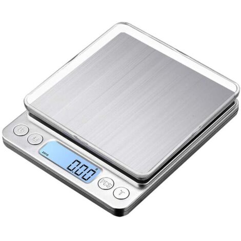 Bardusch Balance numérique Balance Digital Précision, Haute Précision Balance, Balance Numérique Précision, Balance Numérique, Convient pour la Cuisine, les Bijoux, l'Écran LCD avec Rétroéclairage, 0.