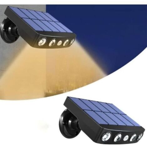 Bardusch - BALISE SOLAIRE - BORNE SOLAIRE Lampe Solaire Exterieur1 pièces Lampe Solaire Exterieur Detecteur de Mouvement