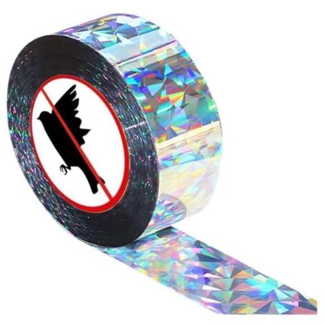 Bardusch - Bande Repulsive,Ruban Repulsif pour Oiseaux,Anti Oiseaux Bande,Anti Pigeon Effaroucheur d\'oiseaux,Répulsif Oiseaux,Bande Épouvantail
