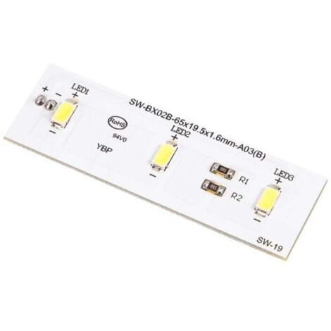 Bardusch-Barre LED pour Réfrigérateur Remplacement Lumineuse Pièce Réparation ZBE2350HCA SW-BX02B