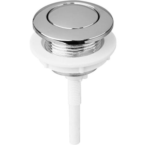Bardusch Bâtons ronds pour chasse d'eau de toilette simple 38 mm avec bouton poussoir d'économie d'eau pour réservoir de salle de bain accessoire de toilette