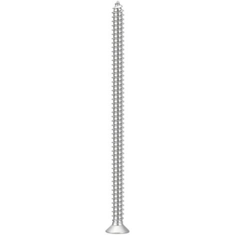 Bardusch Boîte 10 Vis béton à fixation directe M5x80 mm, Tête fraisée, Fixation directe dans le matériau support, Montage traversant sans tension grâce à son filetage