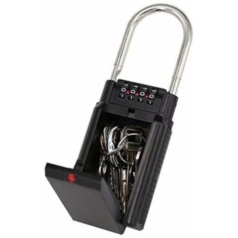 Bardusch-Boite a Cadenas pour Clef, Boite à Clés à Code, Coffre Combinaison de Stockage, Rangement Sécurisé pour Les Clés Select Access, Convenir à Ami et Parents Agés