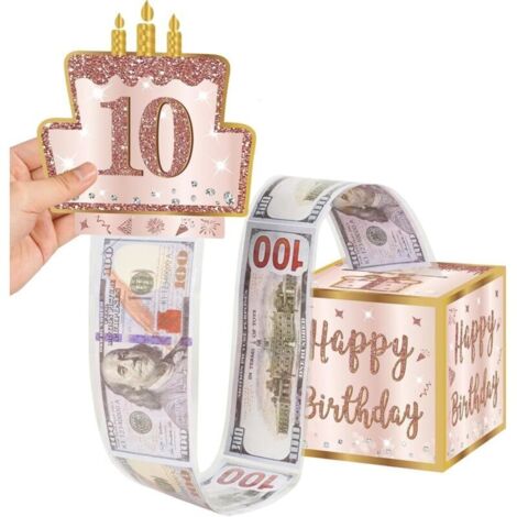 Bardusch-Boîte Cadeau Surprise Avec Tirelire Inclus Autocollants Numériques Diy Idée Cadeau Pour Proches Enfants Amoureux Anniversaire