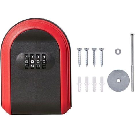 Bardusch-BoîteàClés,BoiteaClefsMurale,BoîteàCléSécurisée,CoffreàClés,CoffreFortaClefMural,BoîteàClésSécurisée,CofreFortaCleavecCodeà4Chiffres,pourMaison,Bureau,L'école,Gara