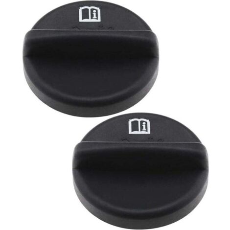 Bardusch-Bouchon de remplissage d'huile moteur de voiture 2 pièces 55566555 Compatible avec Astra J Corsa E Cascada Insignia A Zafifa C bouchon de réservoir d'huile de voiture