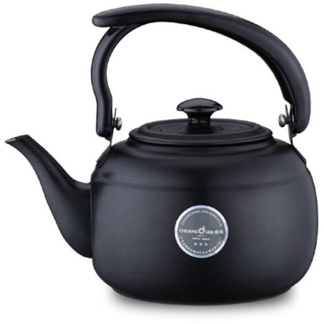 Bardusch-Bouilloire en acier inoxydable 1 L, noire, pour la cuisine.