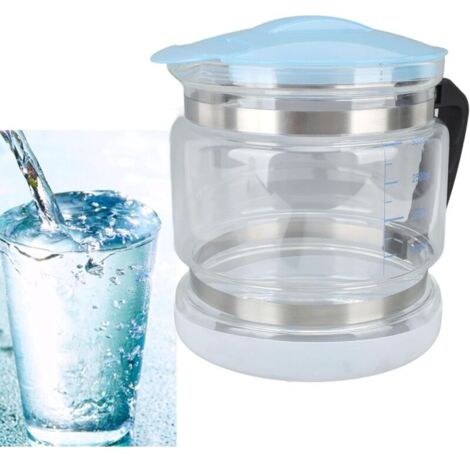 Bardusch - Bouilloire en verre 4 litres, 100% sans BPA, bouilloire en verre épais avec filtre anticalcaire, base en acier inoxydable 360°, protection anti-ébullition à sec,