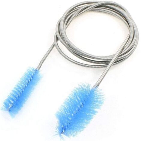 Bardusch - Brosse de nettoyage pour aquarium, flexible, double embout, pour tuyaux d'aquarium, brosse pour tuyau de filtre et de pompe.