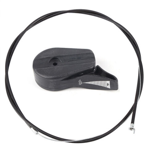 Bardusch Câble d'accélérateur pour tondeuse à gazon GXV160 avec joystick, compatible avec les accessoires de tondeuse à gazon et les outils de jardin, noir