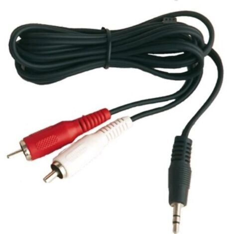 Bardusch - Cable prise Jack 3mm5 vers 2 RCA male 1m5