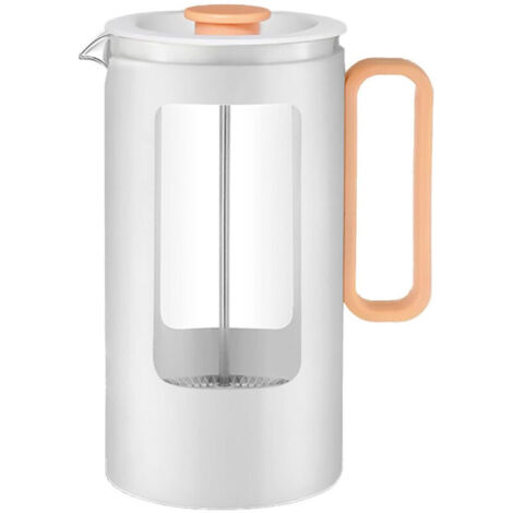 Bardusch - Cafetière à piston, coque de protection en polypropylène, cafetière à infusion à froid résistante à la chaleur