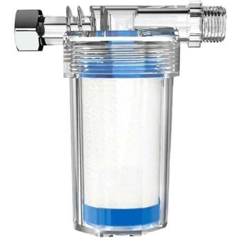 Bardusch Cartouche de purification pour chauffe-eau pour machine à laver et filtre de douche – Chloramine, métaux lourds, ammoniaque, soufre – Filtre en coton PP compatible avec (filtre de robinet)