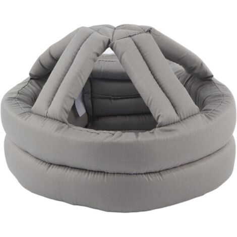 Bardusch - Casque De Sécurité Anti-chute Pour Tête De Personne âgée Chapeau De Protection épais Et Doux Casquette De Protection de la Tête Réglable Pour la Prévention des Chutes Pour les(gris clair)