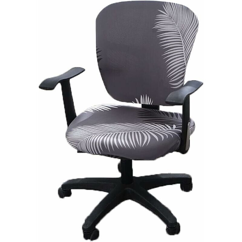 Bardusch-chaise de Bureau Ordinateur Covers, Split Stretchable siège Housse Lavable et Amovible Rotating Chaise Housse de Protection