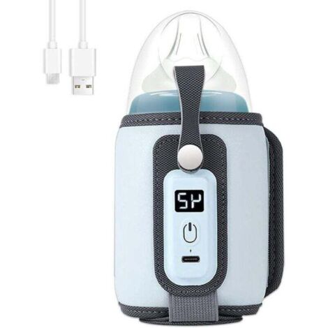 Bardusch-Chauffe-biberon portable USB pour biberons - Température réglable avec précision - Bleu