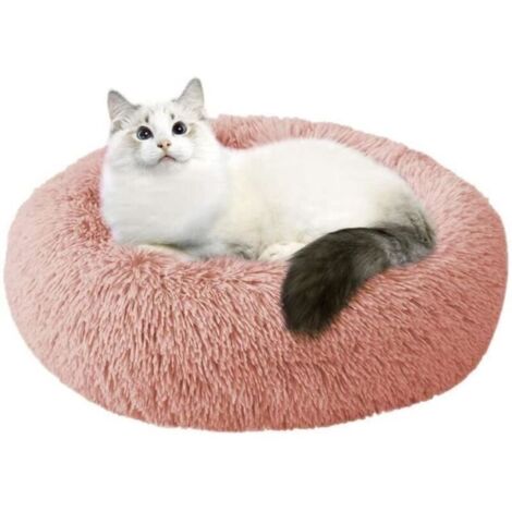 Bardusch - Chien Chat Lit Panier de Chat Rond en Peluche Extra-Doux Confortable et Mignon pour Animal Domestique Nest Deep Sleep Pet