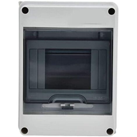 Bardusch-Coffret Electrique Etanche Exterieur IP65, 5 Modules, ABS de Surface en Plastique, Boite de Boitier Etanche Electrique Exterieur, Armoire de Contrôle (5 Way)