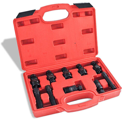 Bardusch-Coffret extracteur de volant moteur 10 pièces – Acier durable – Mallette de rangement incluse - 10pcs