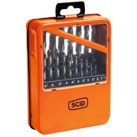 Bardusch-Coffret forets métaux HSS din 338 - - 19 pièces - De 1 à 10 mm
