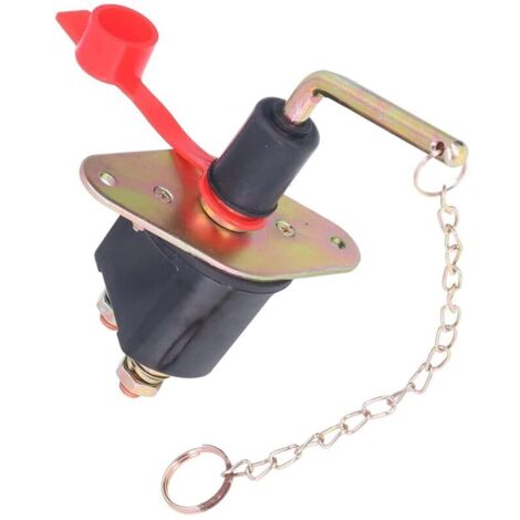 Bardusch Commutateur D'isolateur de Batterie, Power Kill Métal Coupe-Batterie 300A 12‑24V Métal Universel pour Voitures RVs Yachts Camions