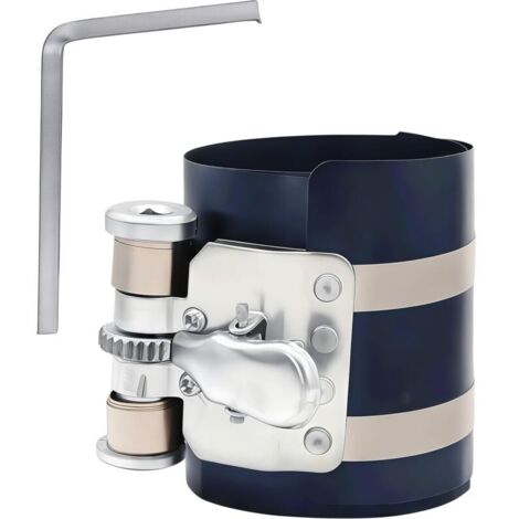 Bardusch-Compresseur à Piston Professionnel, Segments de Piston pour Moteur, Compresseur d’Anneaux de Piston avec Système à Cliquet, Installateur d'anneau de Piston de Voiture, Durable en Acier au Man