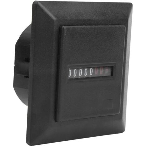Bardusch-Compteur horaire à affichage numérique, compteur horaire inductif AC 220-240V 50Hz pour petit moteur, outils de minuterie