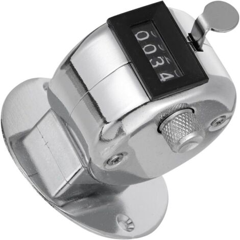 Bardusch Compteur Manuel Mécanique Métal Compteur de Pointage Compact pour Comptage Rapide Lors de Contrôles de Flux