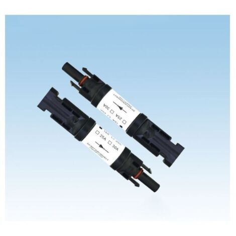Bardusch-Connecteur M C 4 avec Diode, 30A DC1000V Diode Parallèle Connecteur de Panneau Solaire M C 4 Mâle/Femelle PV Solar Énergie Adaptateur de câble Solaire photovoltaïque Adpater (2pc)