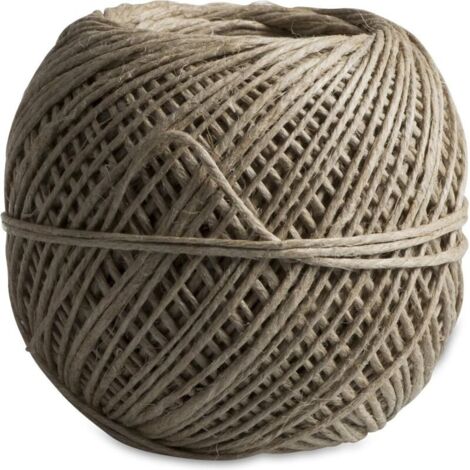 Bardusch-Corde de Jardin en Lin pour Loisirs créatifs, Corde de Jute, Corde décorative, Produit Naturel Pur, 100 m x 1,5 mm