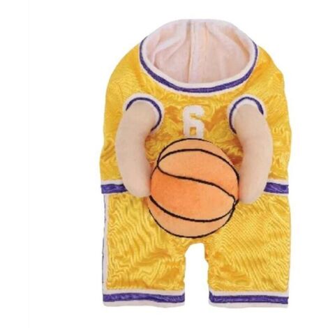 Bardusch-Costume de Joueur Basket-Ball pour Chien avec Ballon Tenue Sport Amusante Halloween Cosplay Animaux Compagnie B