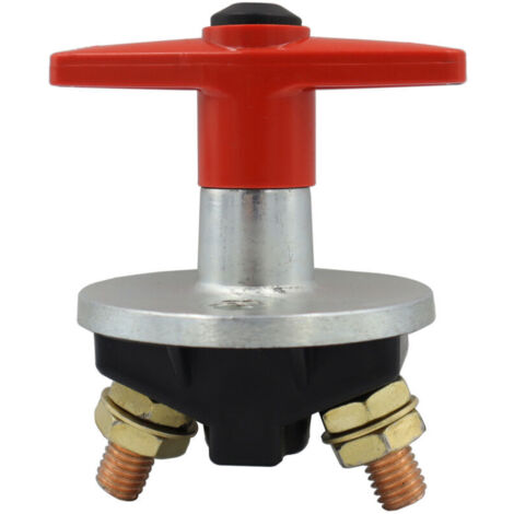 Bardusch-Coupure Isolateur Batterie Coupe Circuit,12V-60V 300A Batterie à clé Fixe Universelle de Voiture Déconnecter l'isolateur de Puissance Automobile Urgence Interrupteur pour Voiture,Bateau