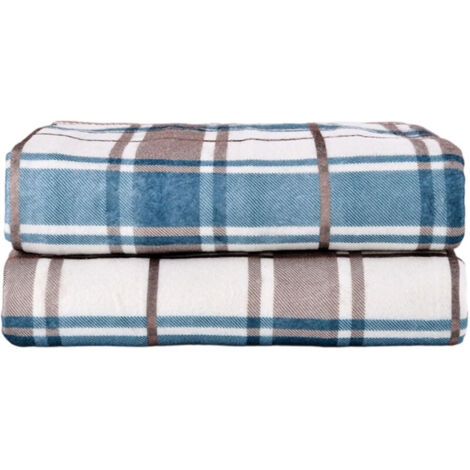 Bardusch-Couverture d'hiver chauffante électrique en flanelle douce et confortable