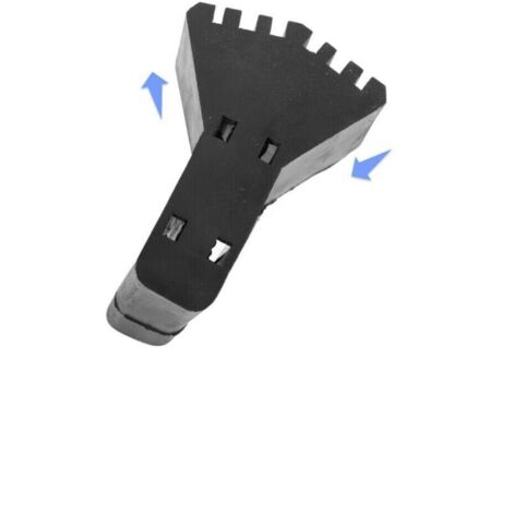 Bardusch – Couvre-pieds antidérapants pour échelle – Lot de 4 patins en caoutchouc – Pieds de remplacement universels pour échelles