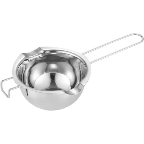 Bardusch-Creuset bain-marie 400 ml – Acier inoxydable 304, pour lait/beurre/chocolat, poignée thermorésistante