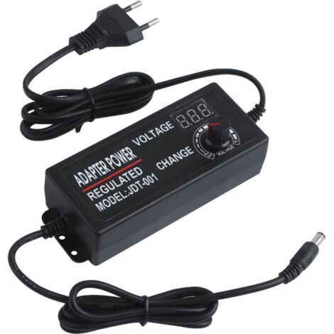 Bardusch-DC3 24V 3A 15W 72W Transformateur d'éclairage ajustable avec adaptateur de commutation d'alimentation réglable avec écran 3A Pilote de voyant pour entrée de bande à LED AC100V 240V