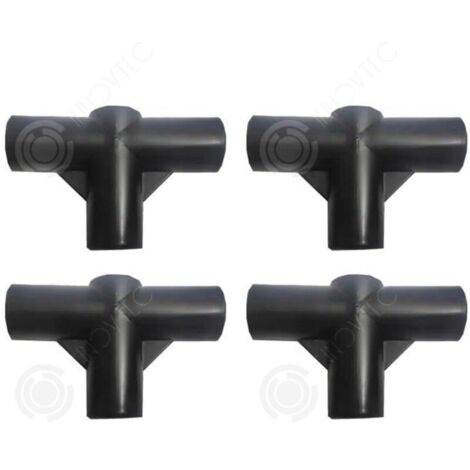 Bardusch - De connecteurs de cadre PVC de serre de jardinage connecteur de support stable robuste pour cadre de serre convient pour