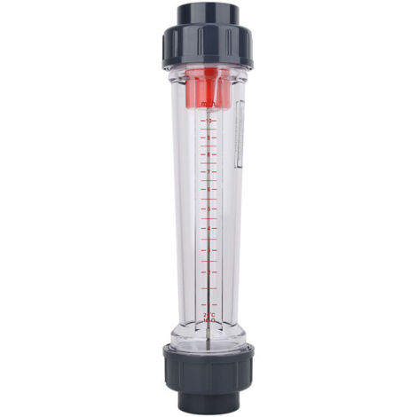 Bardusch - Débitmètre de Liquide, LZS-40 (D) Type de tube en plastique, Débitmètre Eau de liquide Débitmètre de débit d'eau de haute précision Plage de mesure : 1-10 m³/H, Adapté à la Mesure de Divers
