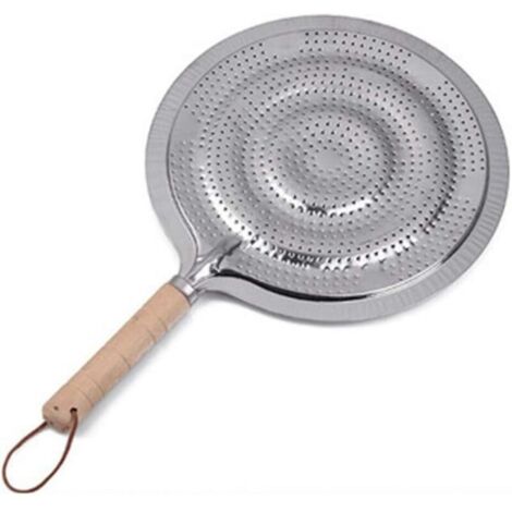 Bardusch-Diffuseur de chaleur pour plaque de cuisson à gaz en acier inoxydable 21 cm