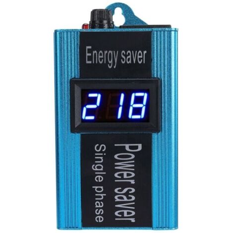 Bardusch-Dispositifs D'éConomie D'éNergie Intelligents D'éConomiseur D'éNergie BoîTe D'éConomie D'éLectricité D'éConomiseur de Facteur de Puissance Intelligent 100KW Bleu Prise EuropéEnne