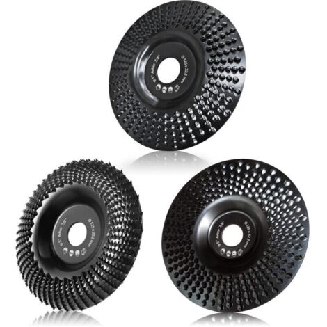 Bardusch-Disque Bois Meuleuse 125mm, 3 Pièces Disques de Meulage pour Façonner, Meuler et couper. Roues pour Meuleuse d'angle