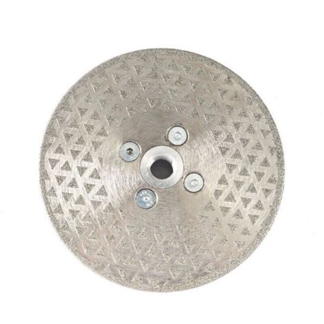Bardusch-Disque Diamanté à Tronçonner et à Meuler 125 mm x M14 Lame de Scie Électroplaqué pour Pierre Marbre Carreaux Granit