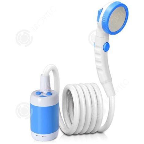 Bardusch - Douche de camping 5000 mAh pompe de douche electrique rechargeable avec tuyau avec intelligent de température et pression d'eau