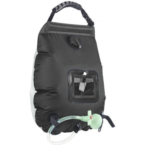 Bardusch - Douche Solaire Camping 20l, Douche Camping avec Douchette, Indicateur de Température Idéal pour la Survie, Camping, Randonnée et Plage