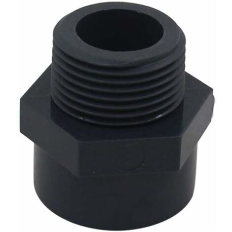 Bardusch-Embout filete pvc male 50mm embout a visser piscine raccord mixte pvc manchon fileté pvc，DN40，2pcs (Diamètre Intérieur 50mm   1 1/2" filetage)