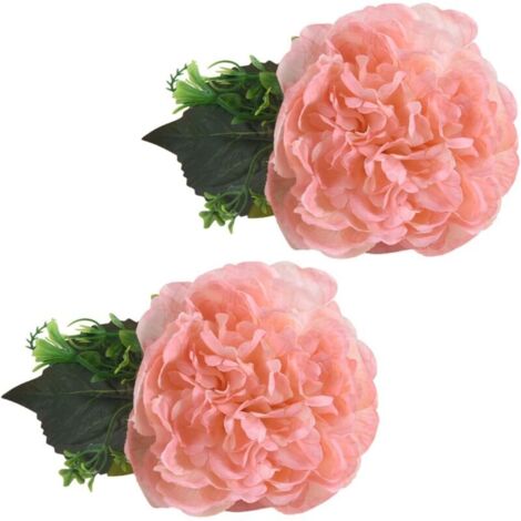 Bardusch - Embrasse de rideau en tissu avec motif pivoines - Pour décoration de fenêtre - Réglable